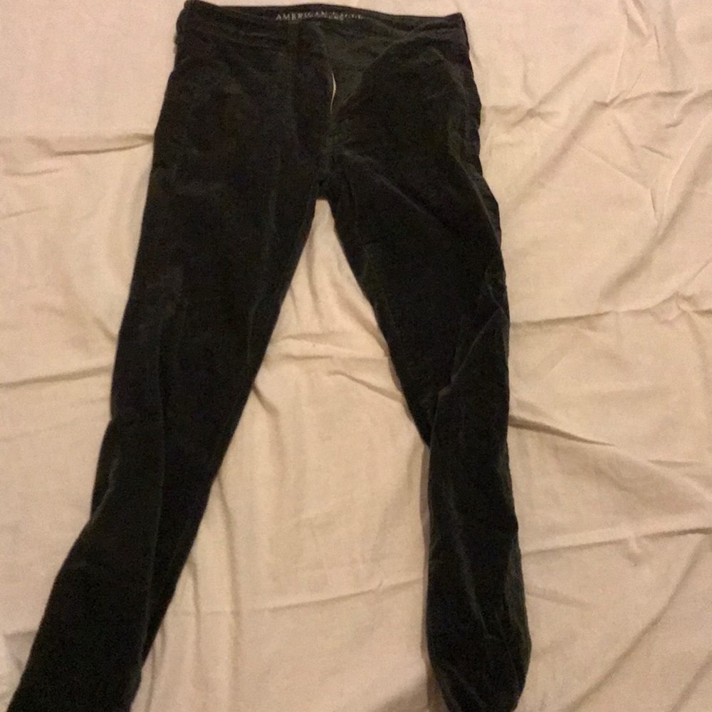 American eagle jeans ( green velvet)